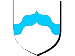 Sticker Custom Preview Image #049446 Crests Emblems Shields Chevron Wavy