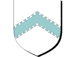 Sticker Custom Preview Image #049452 Crests Emblems Shields Chevrons Dovetailed