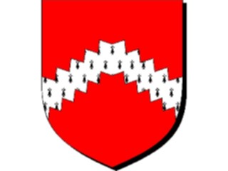 Sticker Custom Preview Image #049458 Crests Emblems Shields Chevrons Indented2