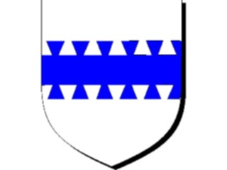 Sticker Custom Preview Image #049525 Crests Emblems Shields Fess Dovetailed