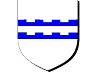 Sticker Custom Preview Image #049530 Crests Emblems Shields Fess Embattled Erminois2