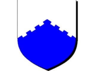 Sticker Custom Preview Image #049596 Crests Emblems Shields Per Chevron Embattled4