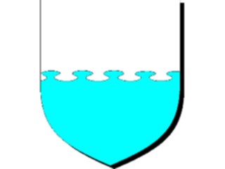 Sticker Custom Preview Image #049613 Crests Emblems Shields Per Fess Nebulee
