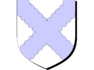 Sticker Custom Preview Image #049659 Crests Emblems Shields Saltire Invected