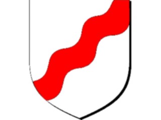 Sticker Custom Preview Image #049698 Crests Emblems Shields Sinister Indented Wavy1