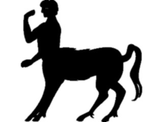 Sticker Custom Preview Image #049766 Crests Emblems Silhouettes Centaur