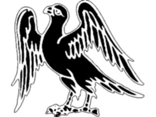 Sticker Custom Preview Image #049793 Crests Emblems Silhouettes Falcon