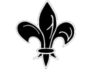 Sticker Custom Preview Image #049799 Crests Emblems Silhouettes Fleur3