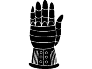 Sticker Custom Preview Image #049806 Crests Emblems Silhouettes Glove