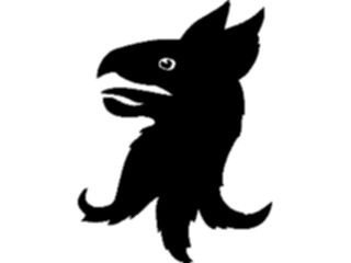 Sticker Custom Preview Image #049817 Crests Emblems Silhouettes Griffin Head1
