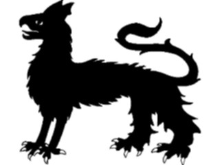 Sticker Custom Preview Image #049819 Crests Emblems Silhouettes Gryphon1