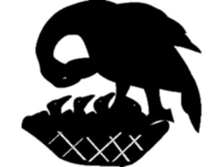 Sticker Custom Preview Image #049879 Crests Emblems Silhouettes Pelican