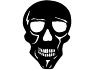 Sticker Custom Preview Image #049900 Crests Emblems Silhouettes Skull