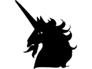 Sticker Custom Preview Image #049927 Crests Emblems Silhouettes Unicorn1