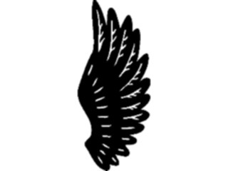 Sticker Custom Preview Image #049932 Crests Emblems Silhouettes Wing