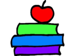 Sticker Custom Preview Image #050205 Education Schools Books Books Apple