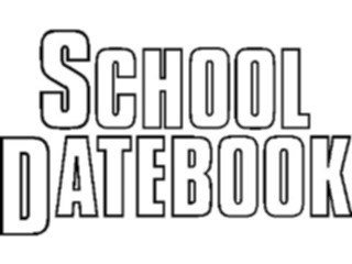 Sticker Custom Preview Image #050228 Education Schools Books School Datebook Title
