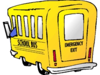 Sticker Custom Preview Image #050332 Education Schools Cartoons Bus2