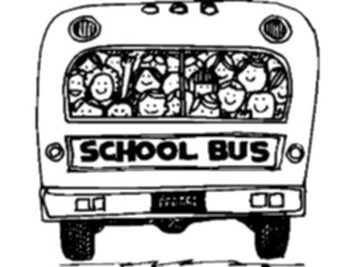 Sticker Custom Preview Image #050334 Education Schools Cartoons Bus4