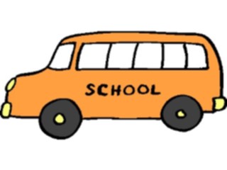Sticker Custom Preview Image #050336 Education Schools Cartoons Bus6