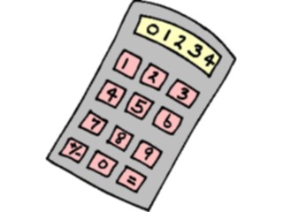 Sticker Custom Preview Image #050339 Education Schools Cartoons Calculator1