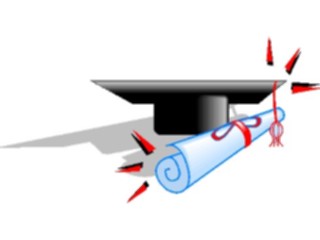 Sticker Custom Preview Image #050344 Education Schools Cartoons Cap Diploma3