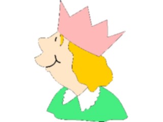 Sticker Custom Preview Image #050435 Education Schools Cartoons Girlwith Crown