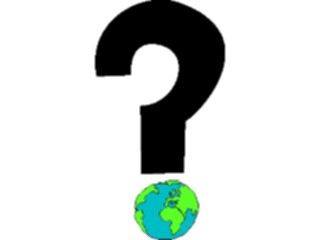 Sticker Custom Preview Image #050442 Education Schools Cartoons Globe Question Mark