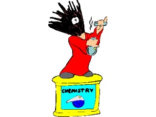 Sticker Custom Preview Image #050482 Education Schools Cartoons Graduate Chemistry
