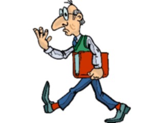 Sticker Custom Preview Image #050650 Education Schools Cartoons Professor9