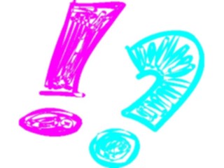 Sticker Custom Preview Image #050655 Education Schools Cartoons Punctuation