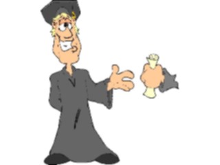 Sticker Custom Preview Image #050691 Education Schools Cartoons Receiving Diploma2