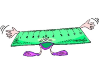 Sticker Custom Preview Image #050695 Education Schools Cartoons Ruler3
