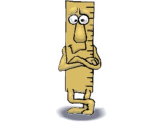 Sticker Custom Preview Image #050696 Education Schools Cartoons Ruler4