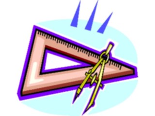 Sticker Custom Preview Image #050697 Education Schools Cartoons Ruler Compass