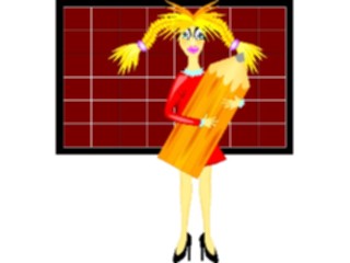 Sticker Custom Preview Image #050744 Education Schools Cartoons Student11