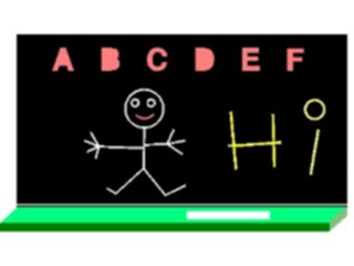 Sticker Custom Preview Image #050884 Education Schools Classroom Activities Chalkboard12