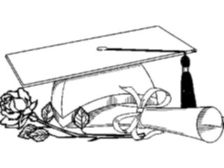 Sticker Custom Preview Image #051349 Education Schools Graduation Cap Diploma1