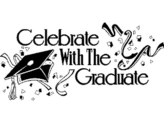 Sticker Custom Preview Image #051359 Education Schools Graduation Celebratewith Grad Title