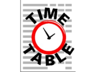 Sticker Custom Preview Image #051692 Education Schools School Subjects Time Table