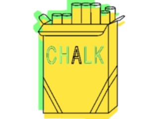 Sticker Custom Preview Image #051742 Education Schools School Supplies Chalk3