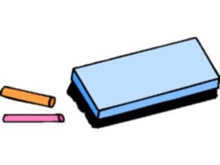 Sticker Custom Preview Image #051747 Education Schools School Supplies Chalk Eraser4