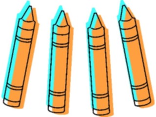 Sticker Custom Preview Image #051785 Education Schools School Supplies Crayons5