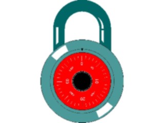 Sticker Custom Preview Image #051874 Education Schools School Supplies Padlock