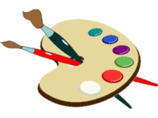 Sticker Custom Preview Image #051880 Education Schools School Supplies Palette