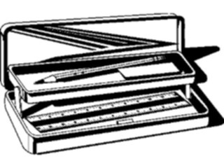 Sticker Custom Preview Image #051940 Education Schools School Supplies Pencil Box1