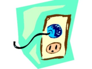 Sticker Custom Preview Image #052368 Electrical Plug Outlet4