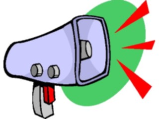 Sticker Custom Preview Image #052747 Electronics Megaphone