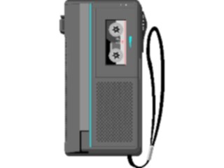 Sticker Custom Preview Image #052776 Electronics Pocket Cassette Recorder1