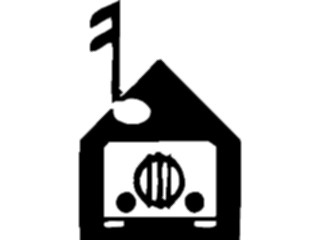 Sticker Custom Preview Image #052806 Electronics Radio01